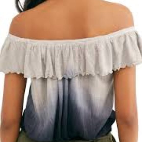 FREE PEOPLE Cora Off The Shoulder Blouse - Picture 8 of 8